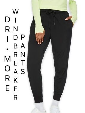 Athletic Dri•More Windbreaker Pants Black Size XXL